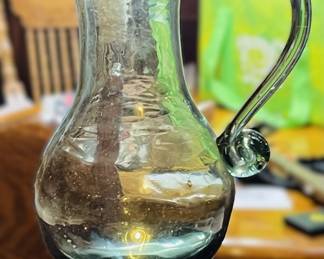 Blown-Glass Pitcher 