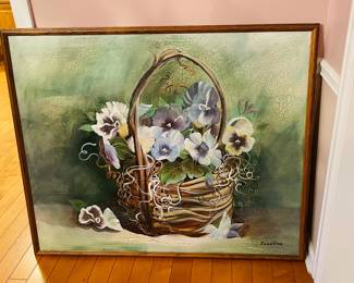 Pansy/Basket Painting 