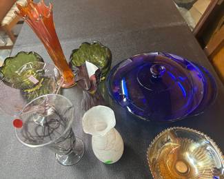 Glass collection--American , French, and Italian glass