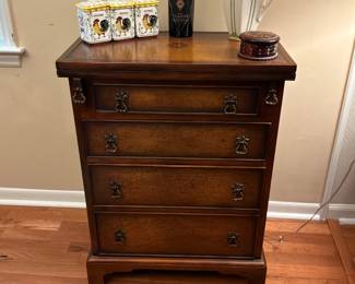 Theodore Alexander convertible writing desk / chest