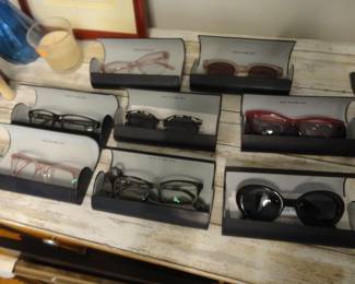 All Warby Parker and again prescription but you can switch out the lenses