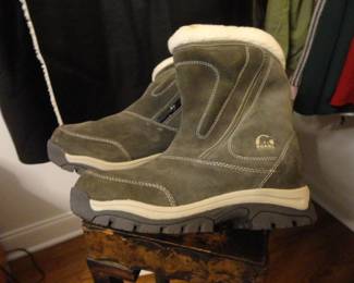 Sorel Waterfall Gray Suede Boot (11)