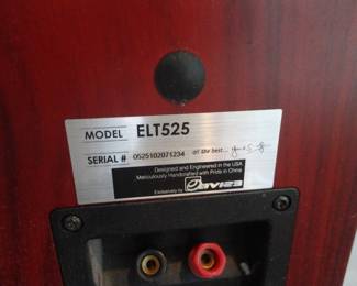 AV123. ELT525 Classic Bookshelf Loudspeakers