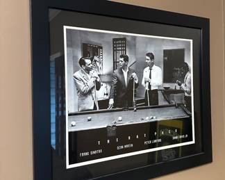 Framed Brat Pack photograph