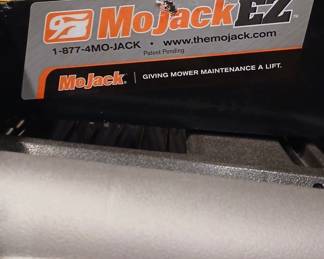 MoJack EZ lawn mower maintenance lift, designed to raise the front of a riding mower