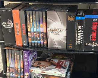 Many DVD's, several new unopened