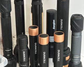 Many flashlights