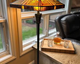 Beautiful stained glass floor lamp