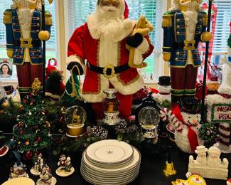 Large selection of Christmas decor