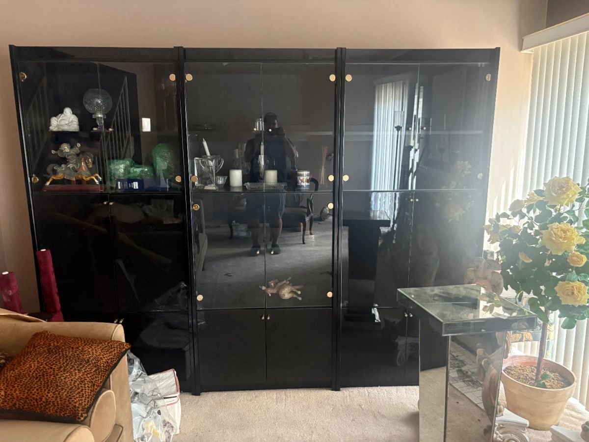 . . . a beautiful black lacquer display