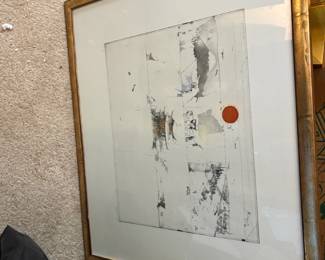 . . . framed signed print
