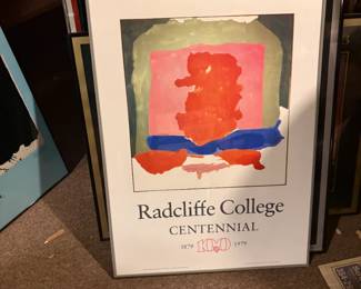 . . . Radcliffe College Centennial framed poster