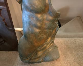 . . . bronze torso sculpture
