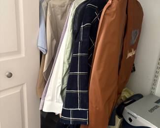 . . . more men's clothing