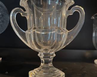 . . . Tiffany and Co. crystal Loving Cup