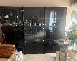 . . . a beautiful black lacquer display
