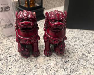 . . . two foo dogs
