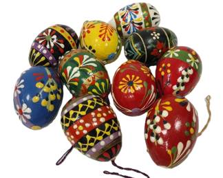Painted Slavic eggs