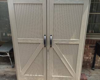 Outside storage cabinet
