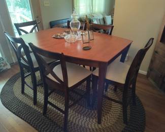 High top dining table and chairs