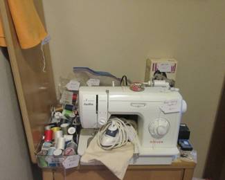 Two sewing machines