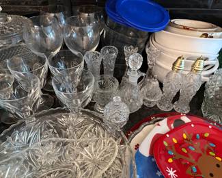 Glassware and serving 