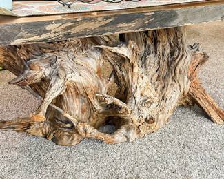 Live edge custom made coffee table 
