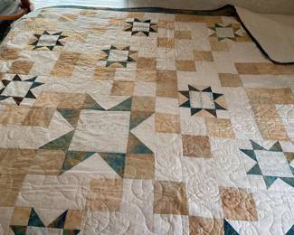Handmade quilt made by Mother
