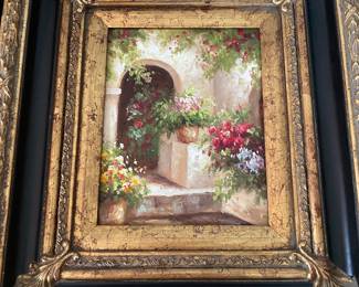 Vintage oil painting