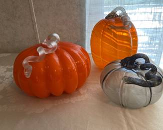 Glass Pumpkins! Just in time for Fall!