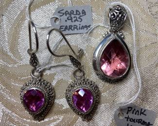 Sarda.925 and pink tourmaline