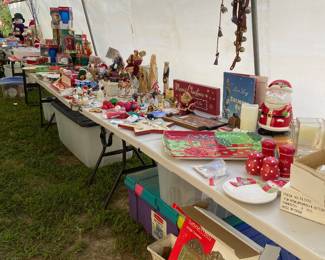 More Christmas inside the tent!!