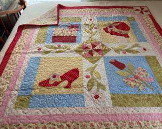 Handmade quilt made by my Mother