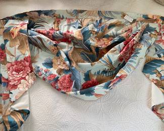 Handmade valance by my Mother