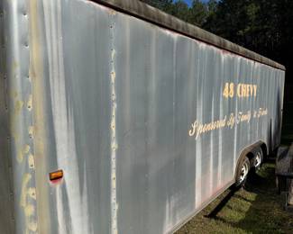 Wells Cargo car trailer (note: there isn’t a 48 Chevy)