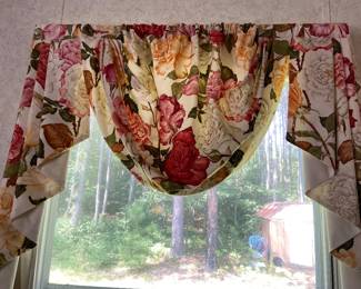 Handmade valance made by my Mother