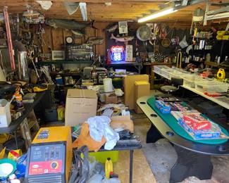 Jam-packed garage
