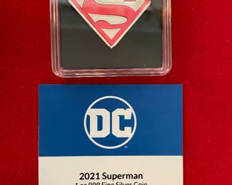 2021 Superman 1 oz .999 silver coin