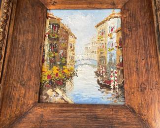 Vintage oil painting