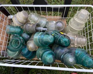 Antique Railroad insulators