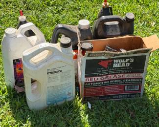 VARIOUS OIL, DEGREASER, GREASE