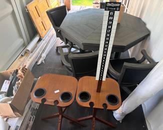 SCORE BOARD TABLES WITH DRINK HOLDERS