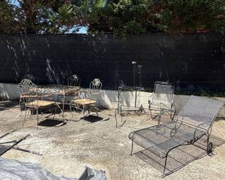 Wrought iron patio furniture 