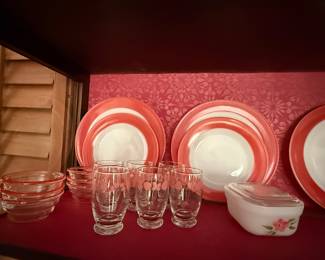 pink pyrex