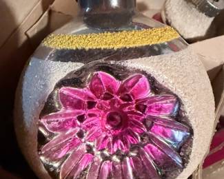 Vintage Shiny Brite Mercury Glass Christmas Ornaments