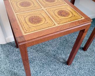 Danish Modern Teak and Tile Tables