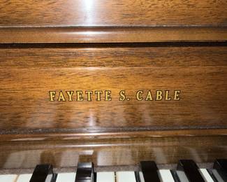 Photo 2 of 4 - Fayette S. Cable Console Piano