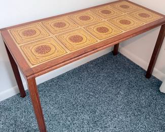 Danish Teak Tile Top Nesting Tables