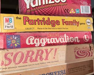 Vintage Board Game Collection (Assorted)