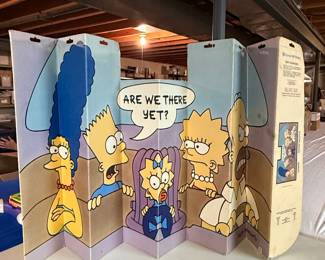 Vintage Rand McNally The Simpsons Car Sunshade